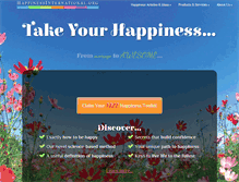 Tablet Screenshot of happinessinternational.org